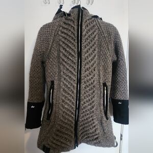 Urku Alpaca/ Wool Sweater Jacket Coat